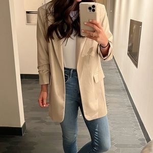 Oversized Tan Blazer
